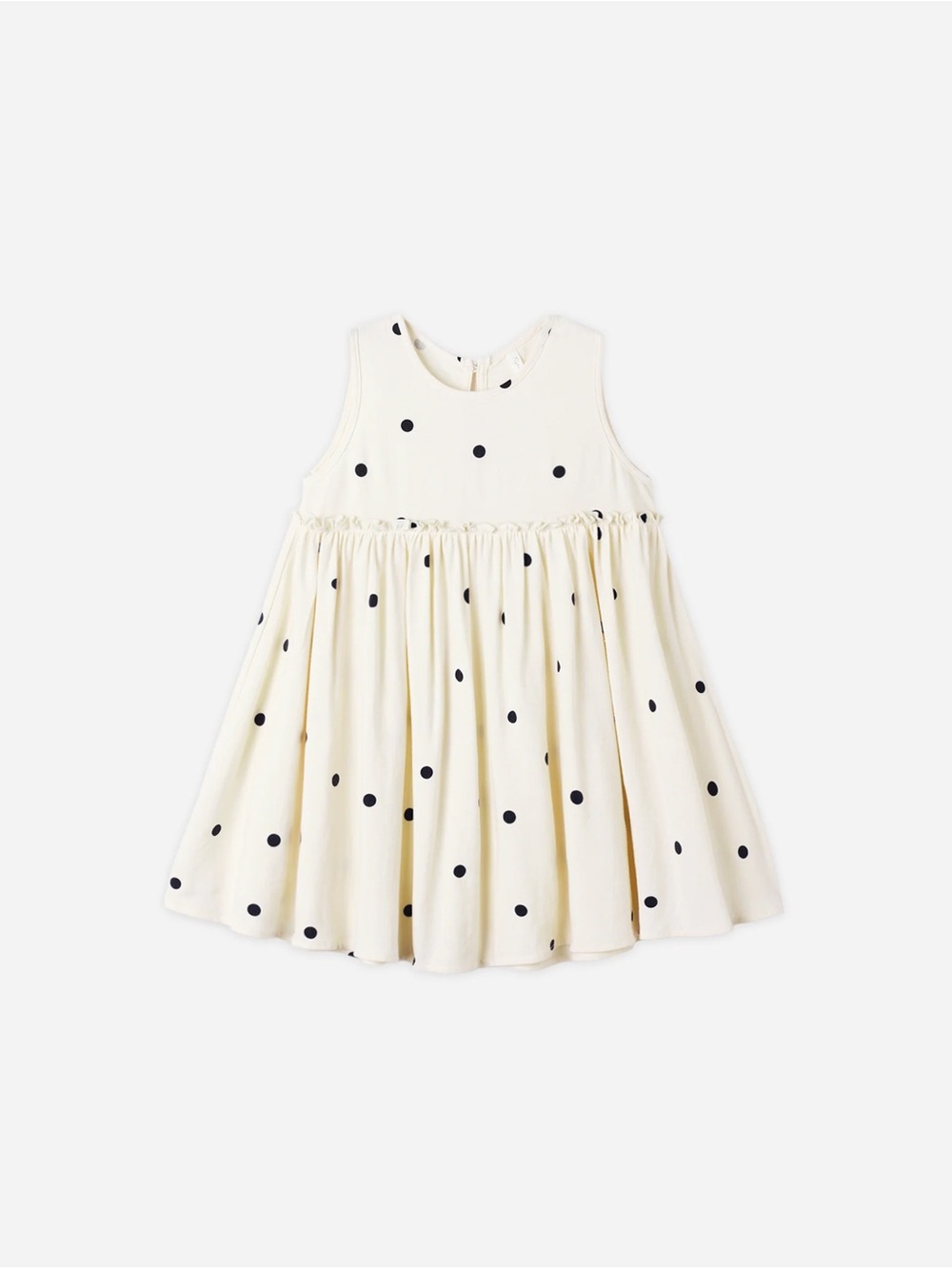 RYLEE + CRU • size 4-5y • Harper Dress Polka Dot Cream & Black Babydoll Dress